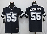 Women Nike Dallas cowboys 55 Vander esch Blue Vapor Untouchable Limited Jersey,baseball caps,new era cap wholesale,wholesale hats